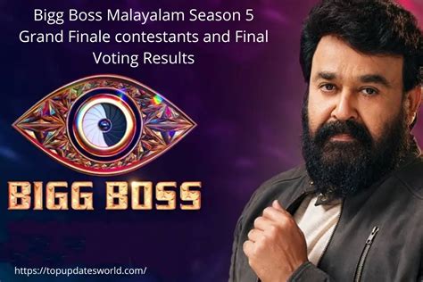 bigg boss malayalam voting results
